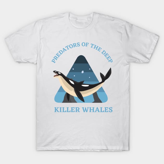 Killer Whales T-Shirt by Pearsville